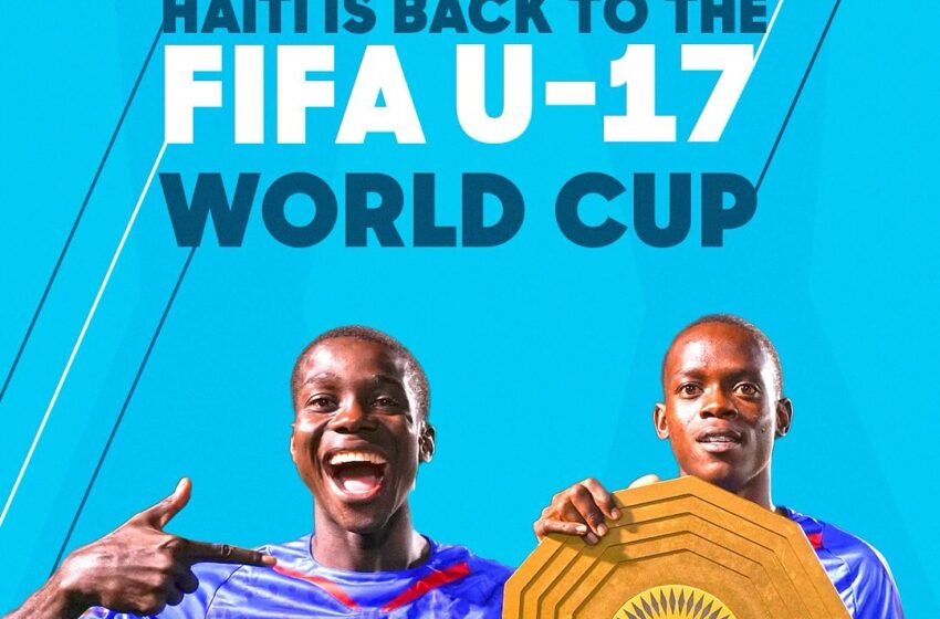  Haïti se qualifie pour la deuxième fois consécutive à la Coupe du Monde U-17 de la FIFA