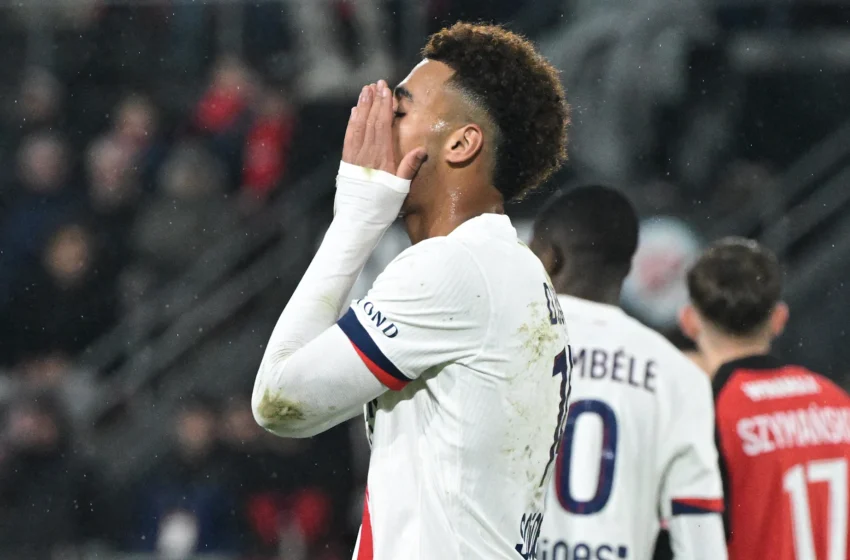  Stade Rennais – PSG (3-1) : Les notes des Parisiens battus juste avant la Ligue des Champions