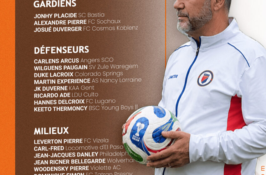  Liste officielle des Grenadiers pour le mondial 2026