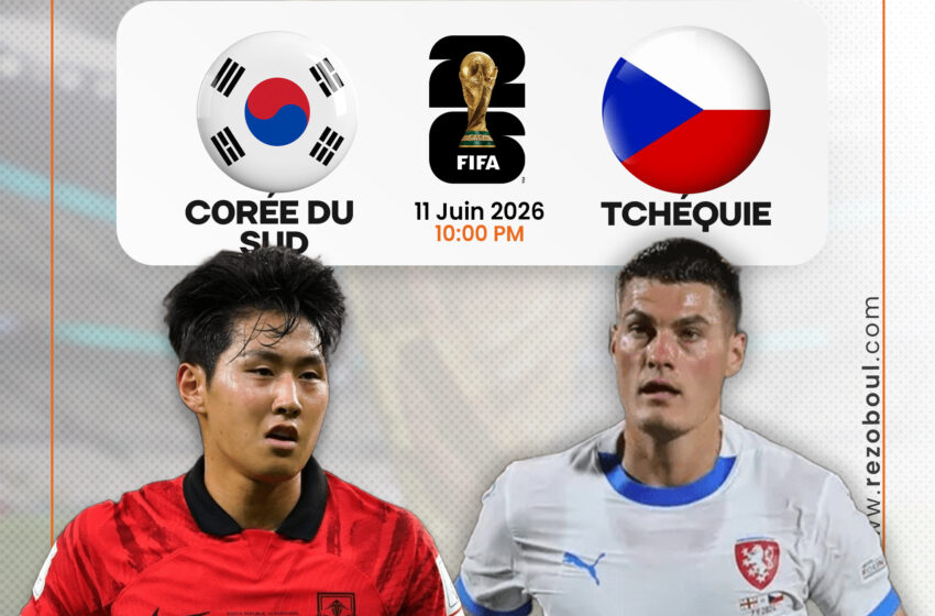  Corée du Sud vs République Tchèque, le choc des styles à 10h00 PM