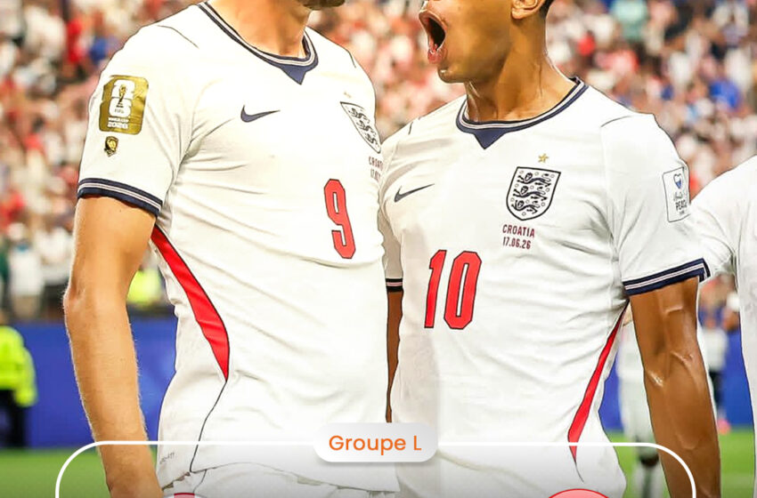  Phase de poules : L’Angleterre domine la Croatie au terme d’un match fou à Arlington