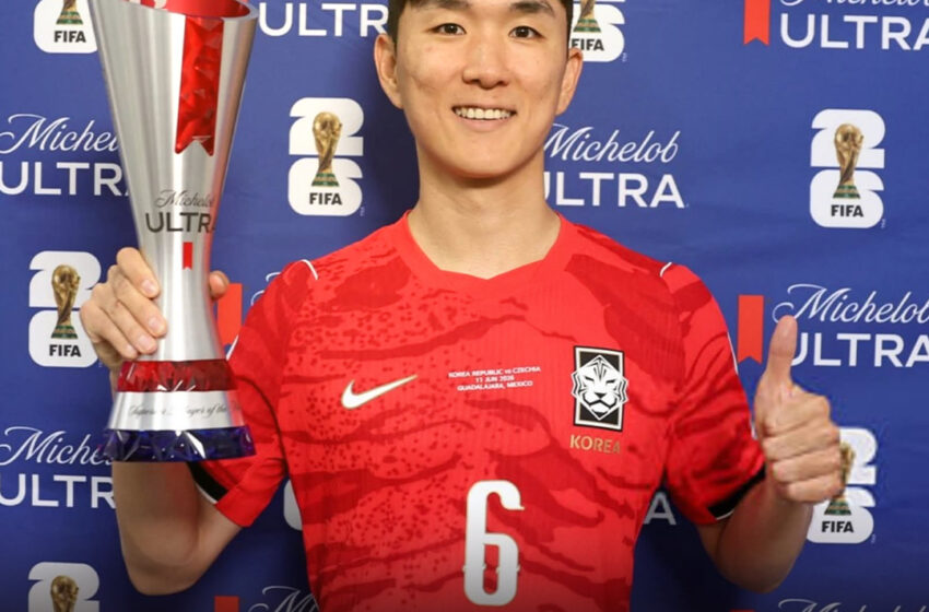  Hwang In-beom, le chef d’orchestre de la Corée du Sud, sacré Homme du Match