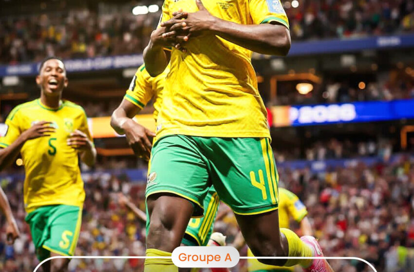  L’Afrique du Sud piège la Tchéquie en fin de match