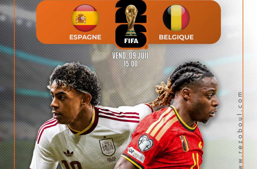  Avant-match : Espagne – Belgique, le trône d’Europe se dispute à Los Angeles pour une place en demi-finale