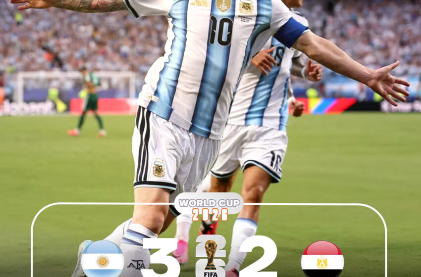  8es de finale : Menée 2-0, l’Argentine renverse l’Égypte dans un final irréel et s’envole en quarts