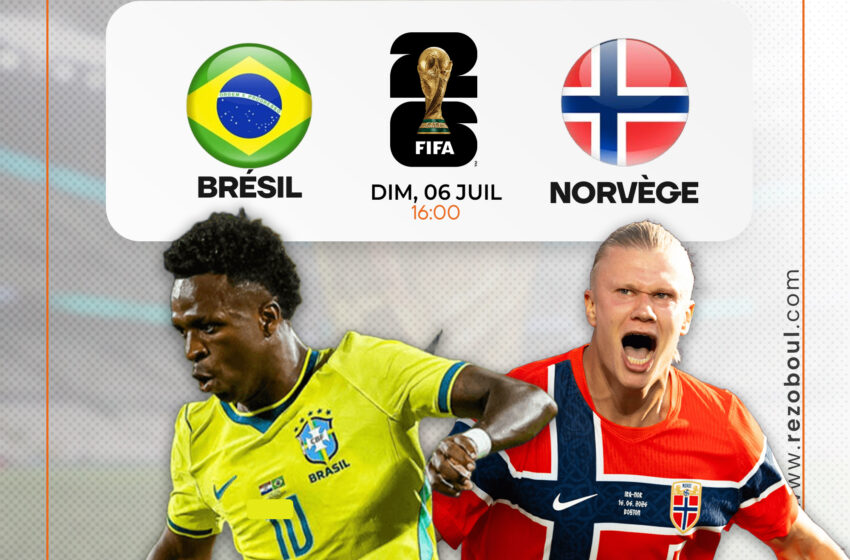  Avant-match : Brésil – Norvège, le duel des titans entre Vinicius Jr et le cyborg Haaland