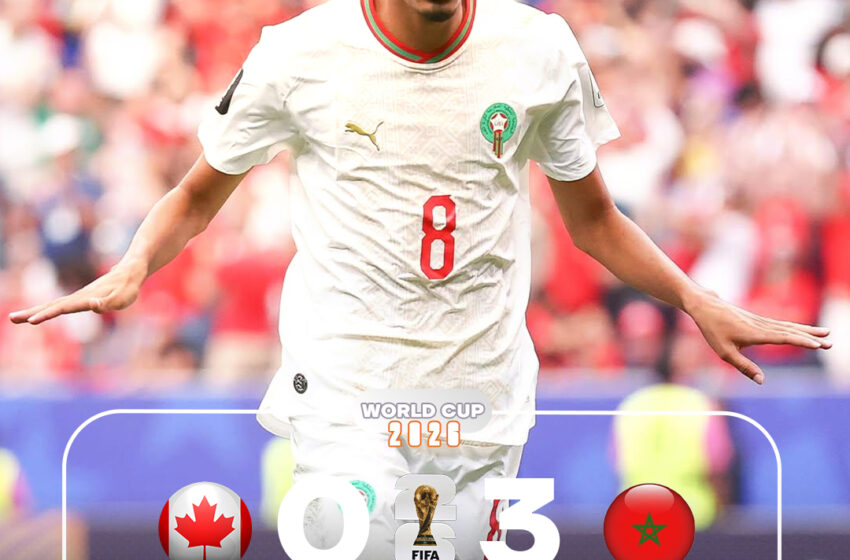 8es de finale : Le Maroc donne une leçon au Canada et s’envole vers le top 8 mondial