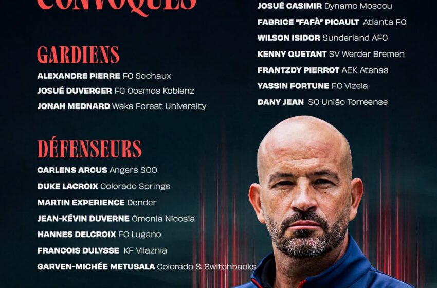  Ligue des Nations : La FHF dévoile la liste des Grenadiers avec quatre nouveaux venus et de gros changements !